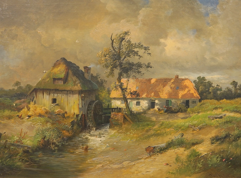 Köster, Paul Alexander: Wassermühle am Niederrhein