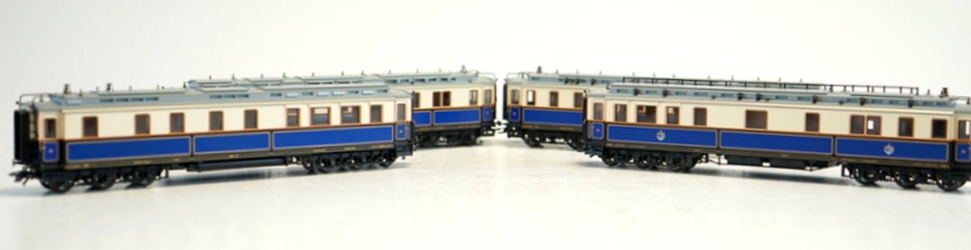 Märklin ab 1954, Gebr. Märklin & Cie., G.m.b.H. Göppingen: 2 Zug-Sets des Hofzugs von Kaiser Wilhelm