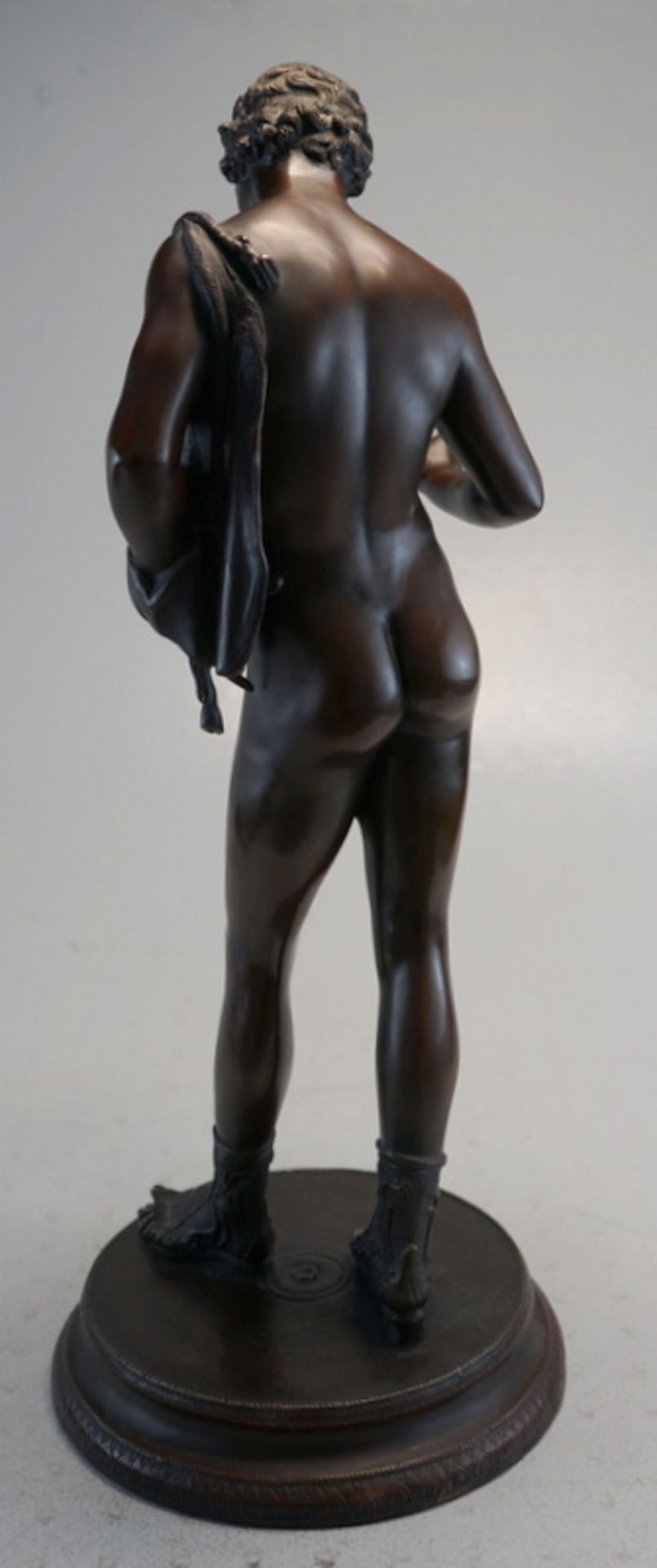 Bronze "Narciss" Museumskopie Neapel 62cm - Bild 4 aus 4