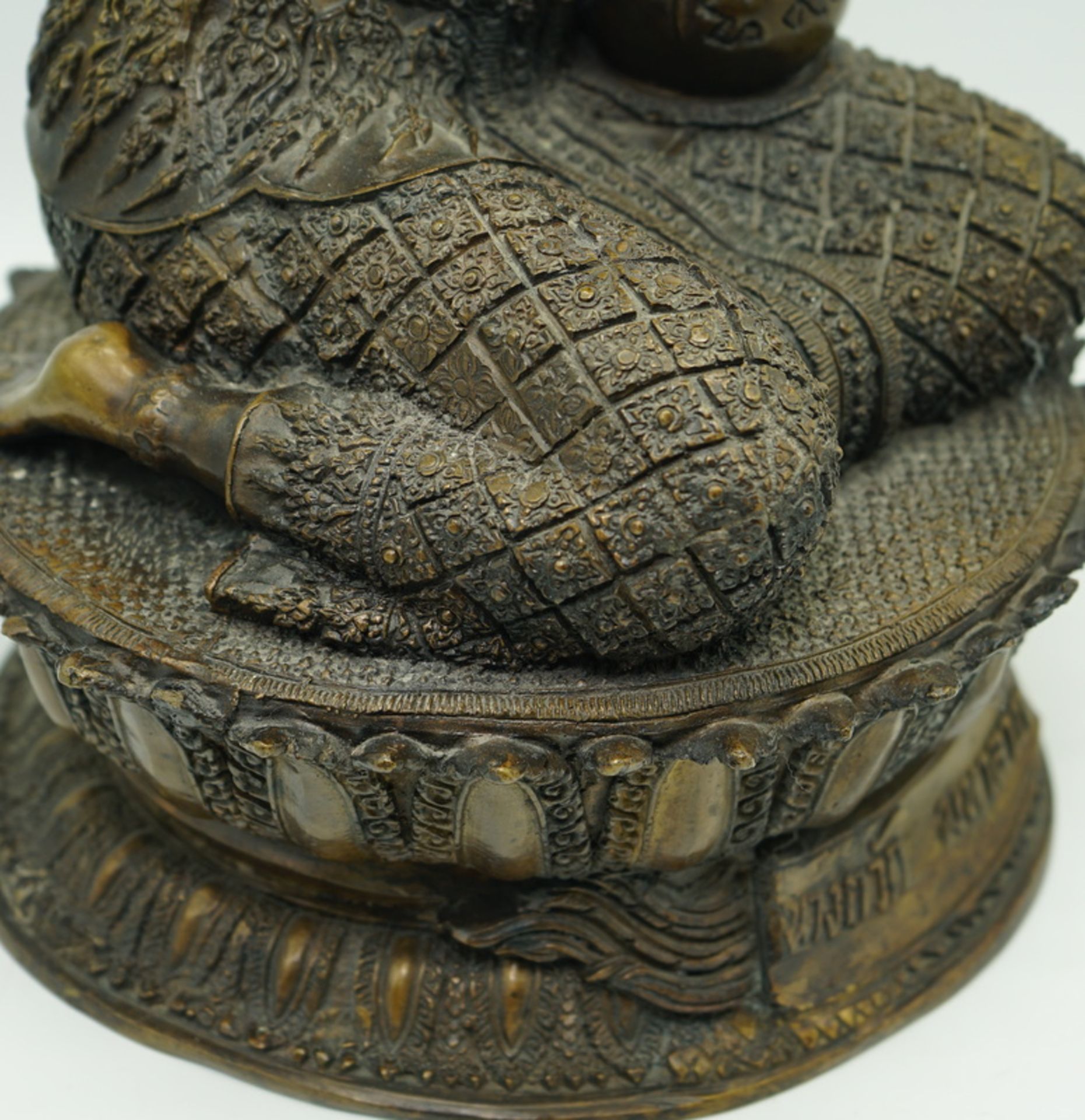 Adorantin aus Bronze Myanmar oder Thailand - Image 3 of 6