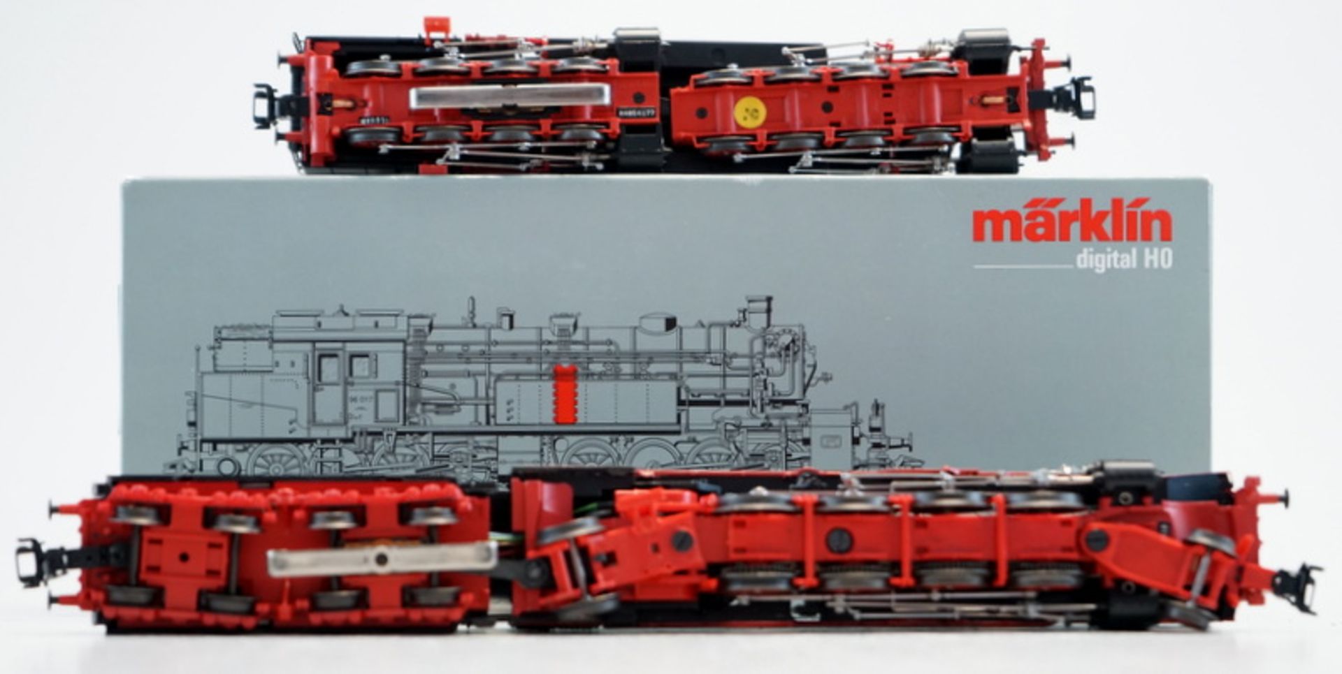 Märklin ab 1954, Gebr. Märklin & Cie., G.m.b.H. Göppingen: 2 märklin-Dampfloks, H0 digital. - Image 2 of 2