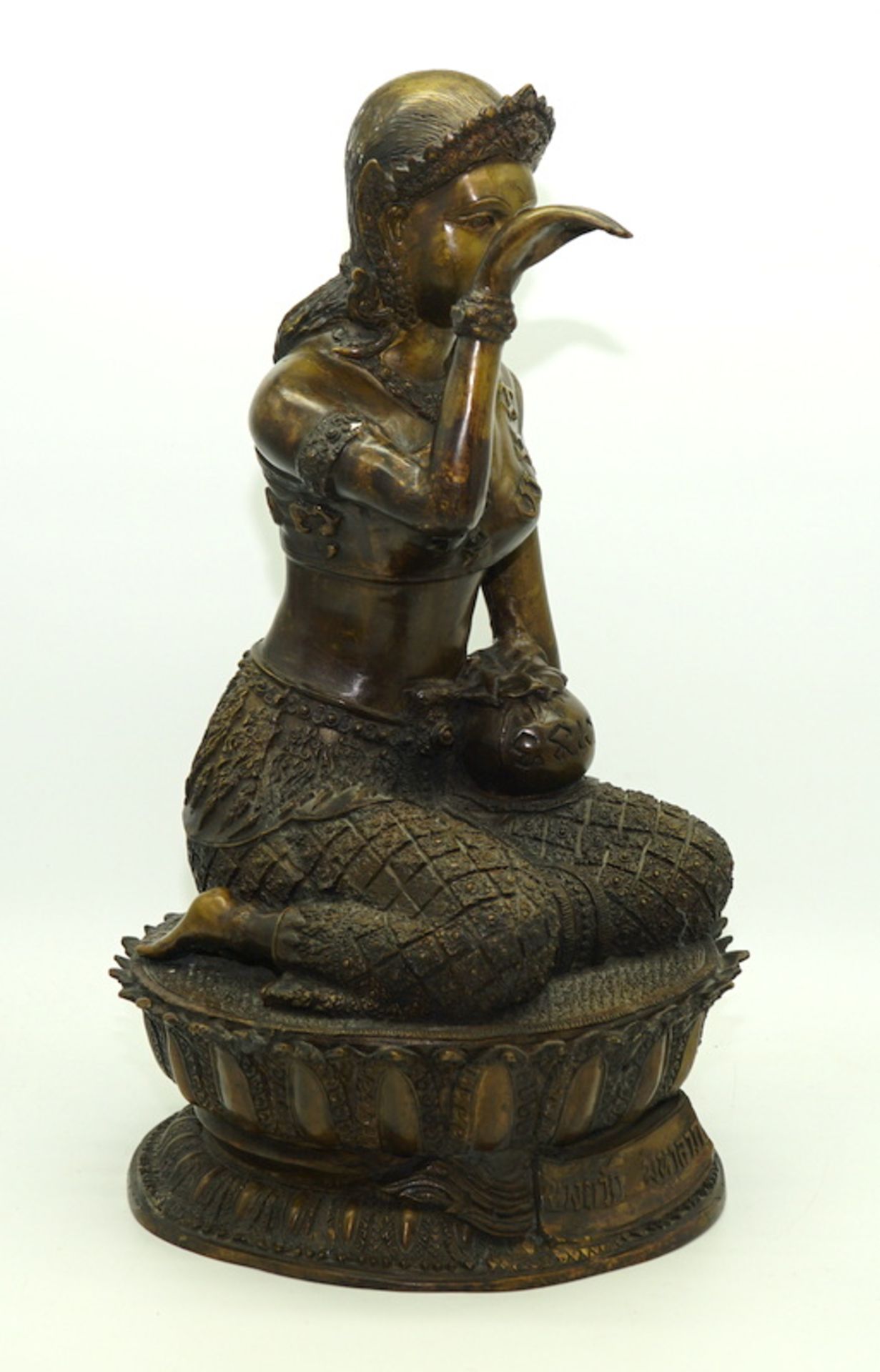 Adorantin aus Bronze Myanmar oder Thailand - Image 2 of 6