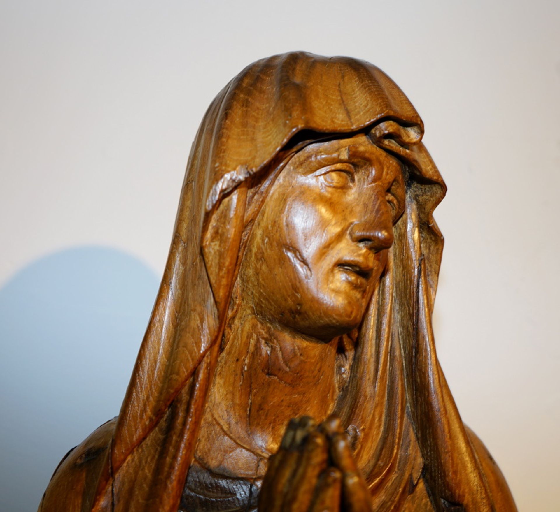 Maria Magdalena aus Barocker Kreuzigungsgruppe -Rheinisch 17/18 Jh. - Image 4 of 5