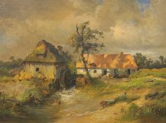 Köster, Paul Alexander: Wassermühle am Niederrhein