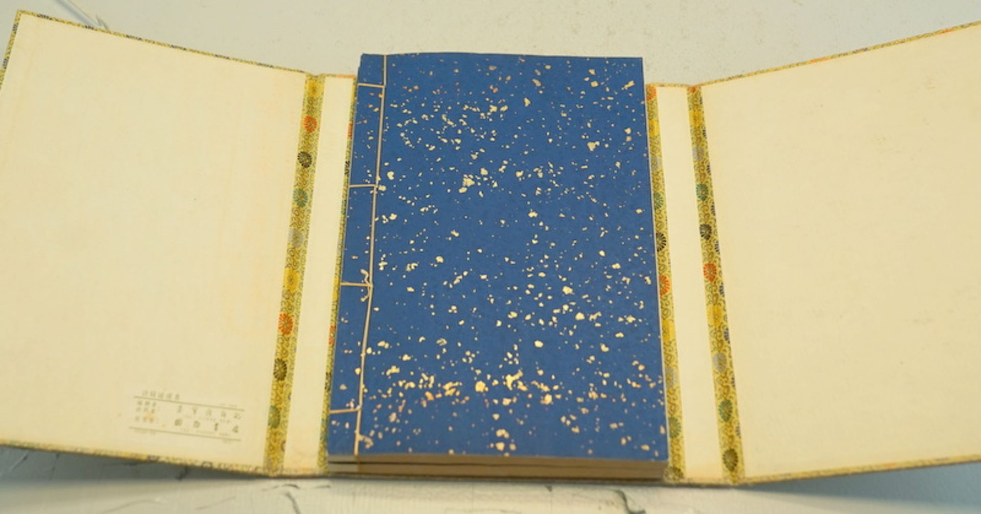 Schuber mit 2 chinesischen Blockbüchern, 200 Fablithographien 1952 - Bild 2 aus 6