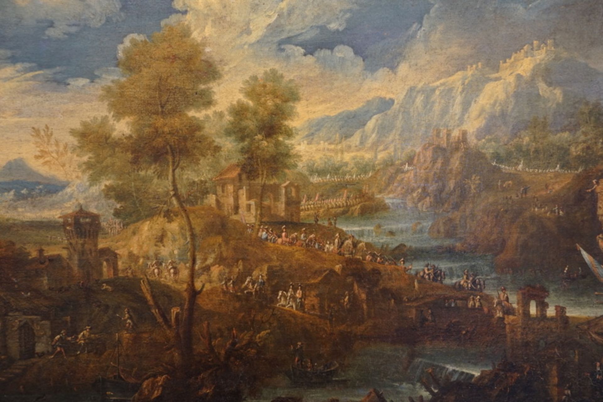 Flämisch/ Französischer Meister: Schlachtenpanorama in der Art von Adam Frans van der Meulen - Image 2 of 7