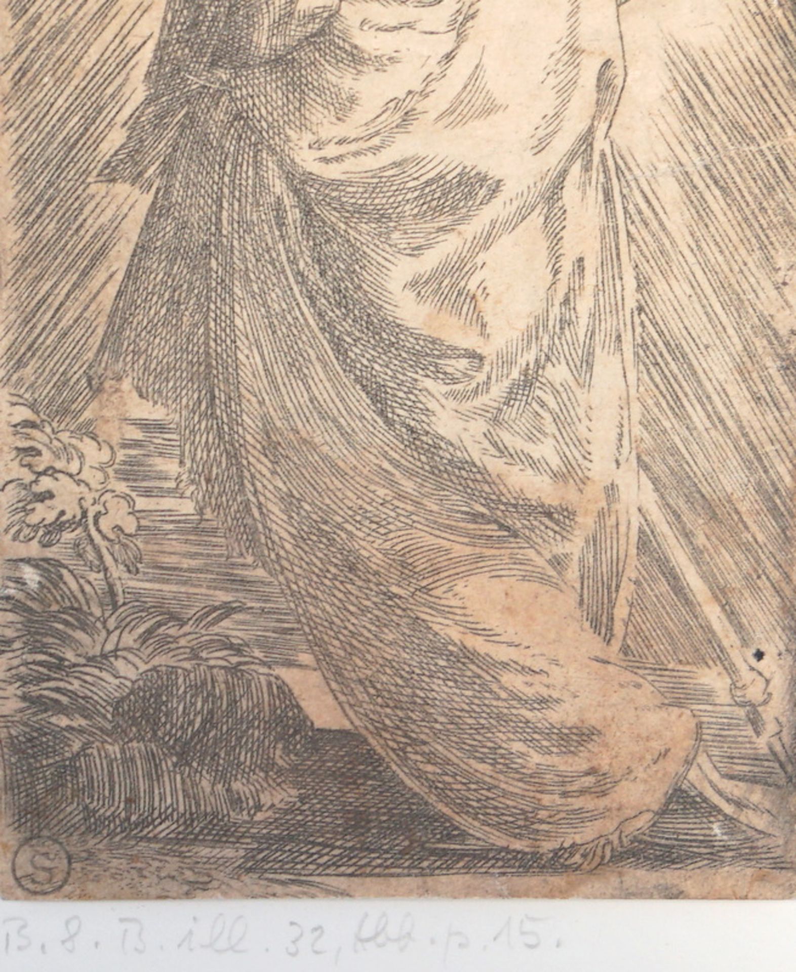 Parmigiani gen. Il Parmigianino, Girolamo Francesco Maria Mazzola: Der Heilige Jacobus Major - Image 2 of 2