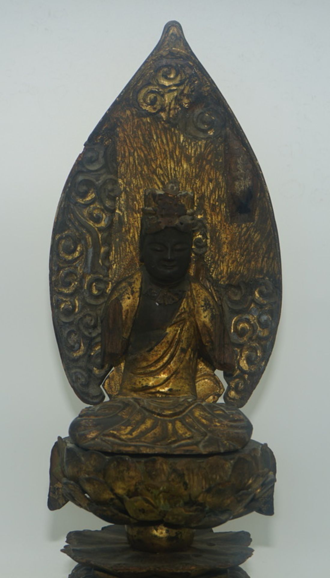 Amida Raigo-Buddha sitzend, Japan, Edo-Epoche, 19.Jhd. - Bild 2 aus 4