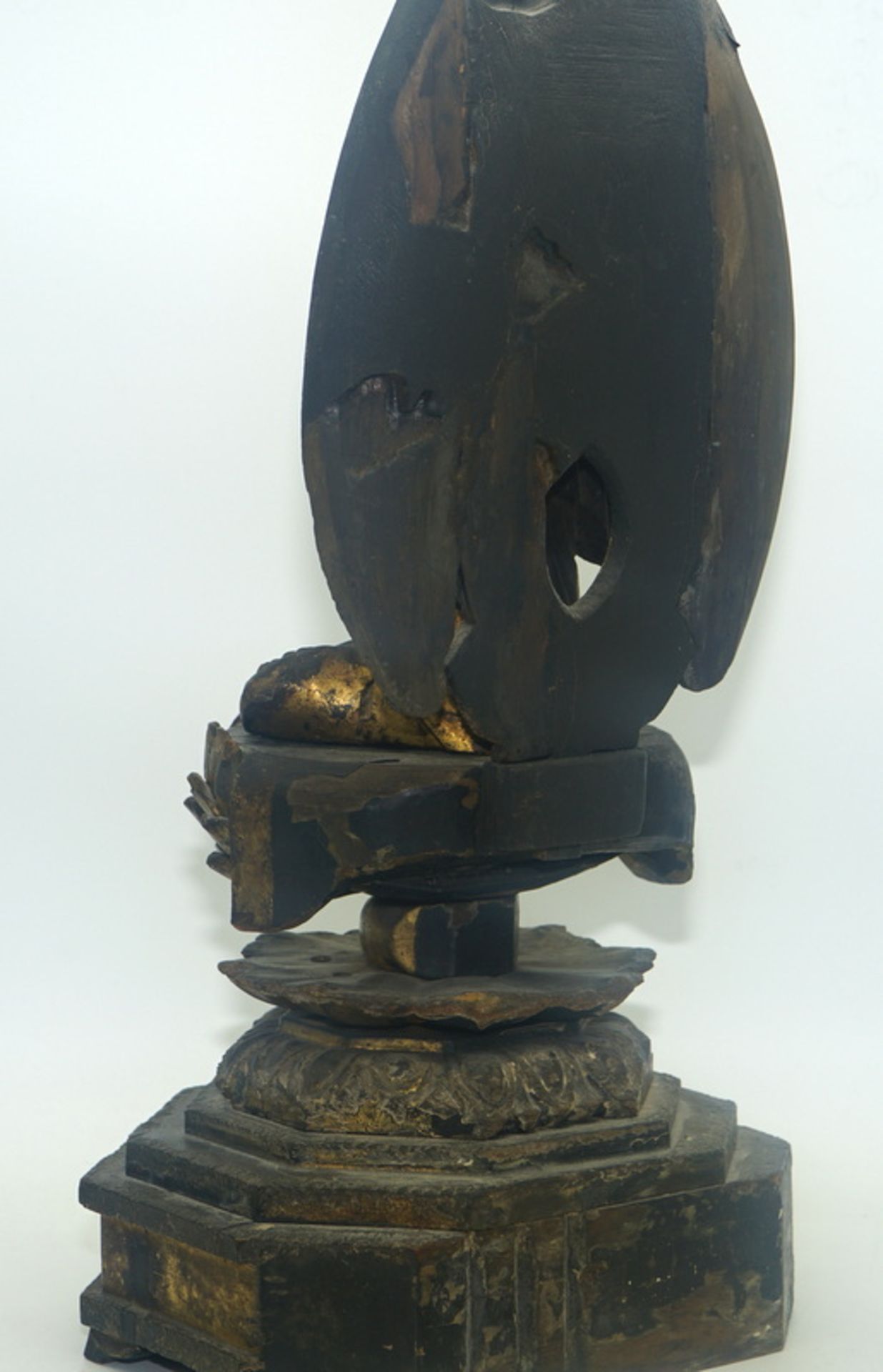 Amida Raigo-Buddha sitzend, Japan, Edo-Epoche, 19.Jhd. - Bild 4 aus 4