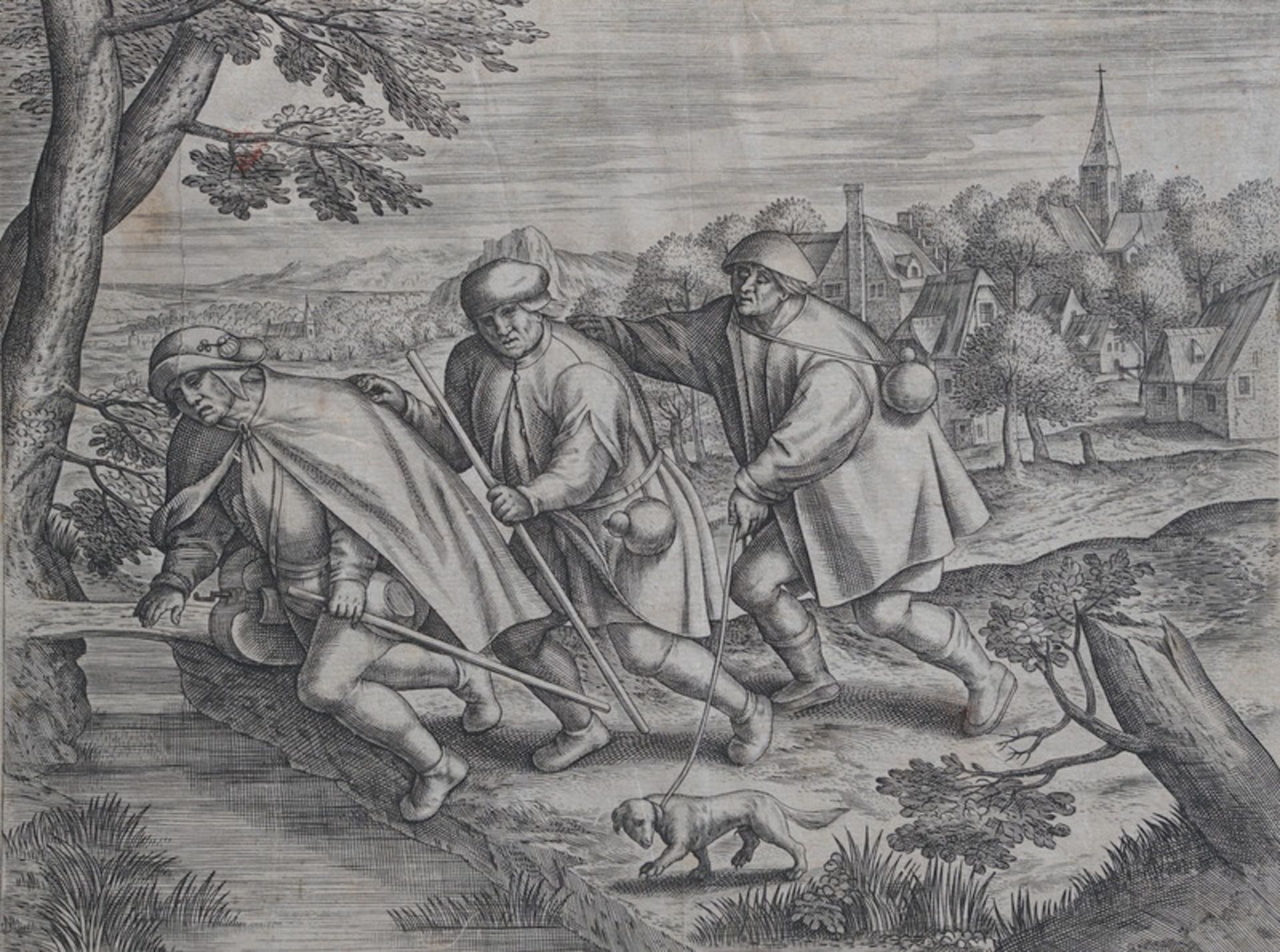 Brueghel, Pieter (nach): Das Gleichnis vom Blinden, der den Blinden führt - Image 2 of 2