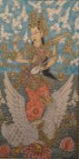 Bali: Made Togok Schule Sammlung v. 3 Gemälden