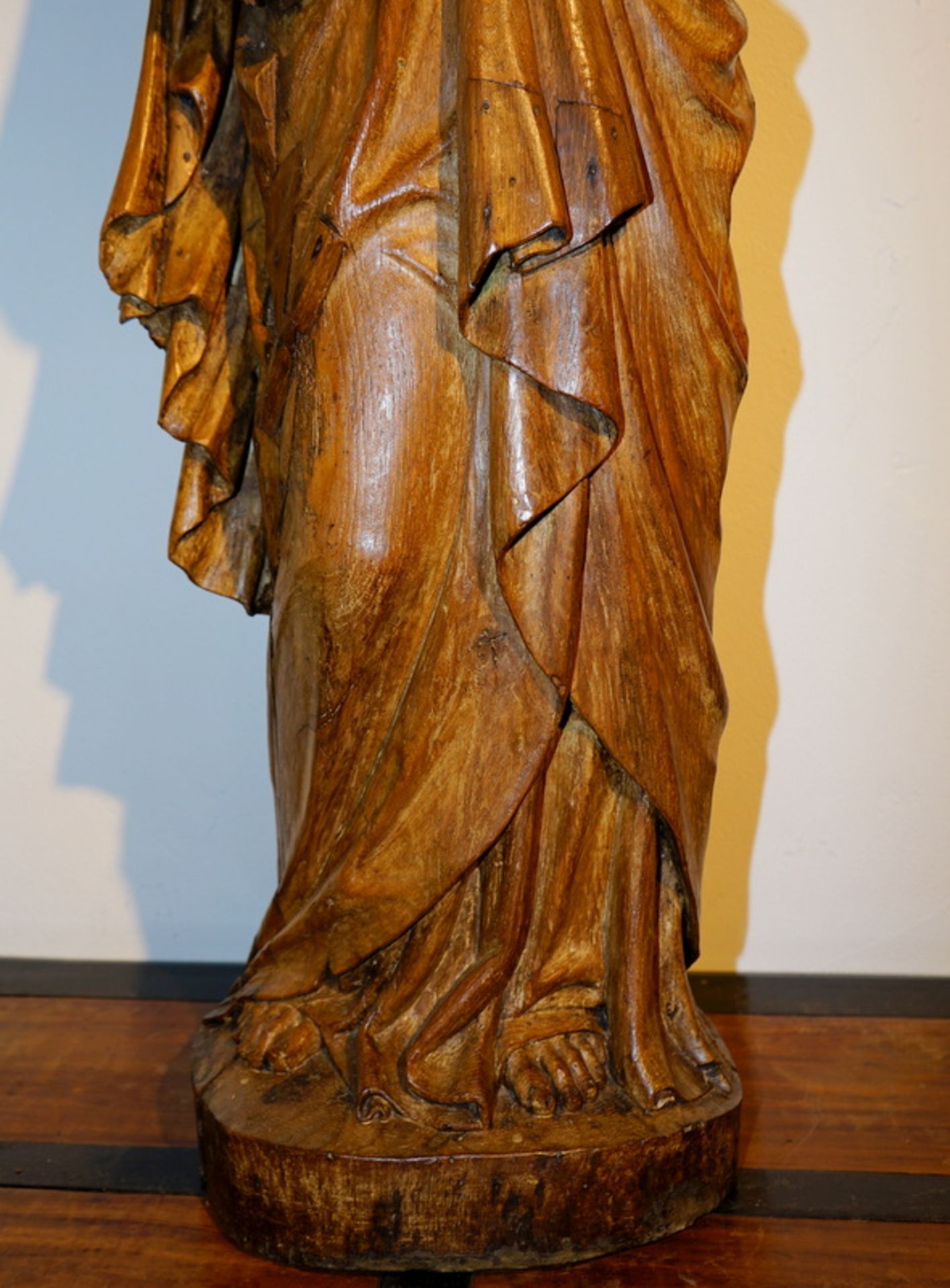 Maria Magdalena aus Barocker Kreuzigungsgruppe - Rheinisch 17./18. Jh. - Image 3 of 5