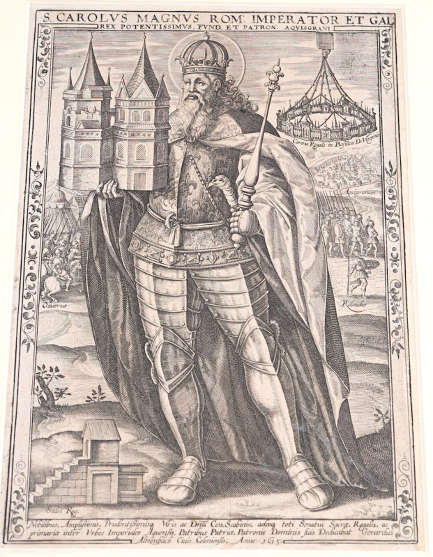 Alzenbach, Gerhard: Karl Der Große: Carolus Magnus Rom Imperator - Cölln 1615