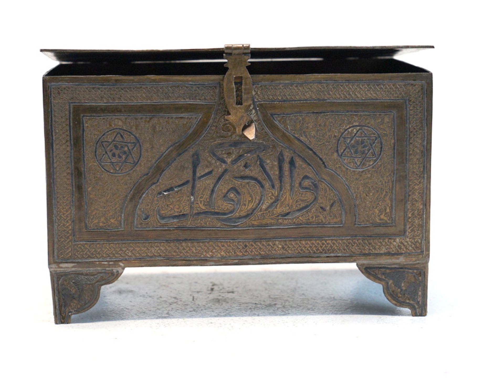 "Koran-Box" mit kufischen Silberintarsien- Syrien 19. Jh.