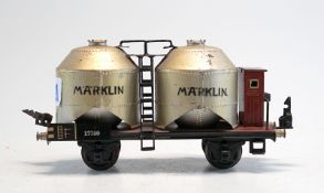 Märklin 1929ff, Gebr. Märklin & Cie., G.m.b.H. Göppingen: historischer Braunkohlestaubwagen, Spur 0.
