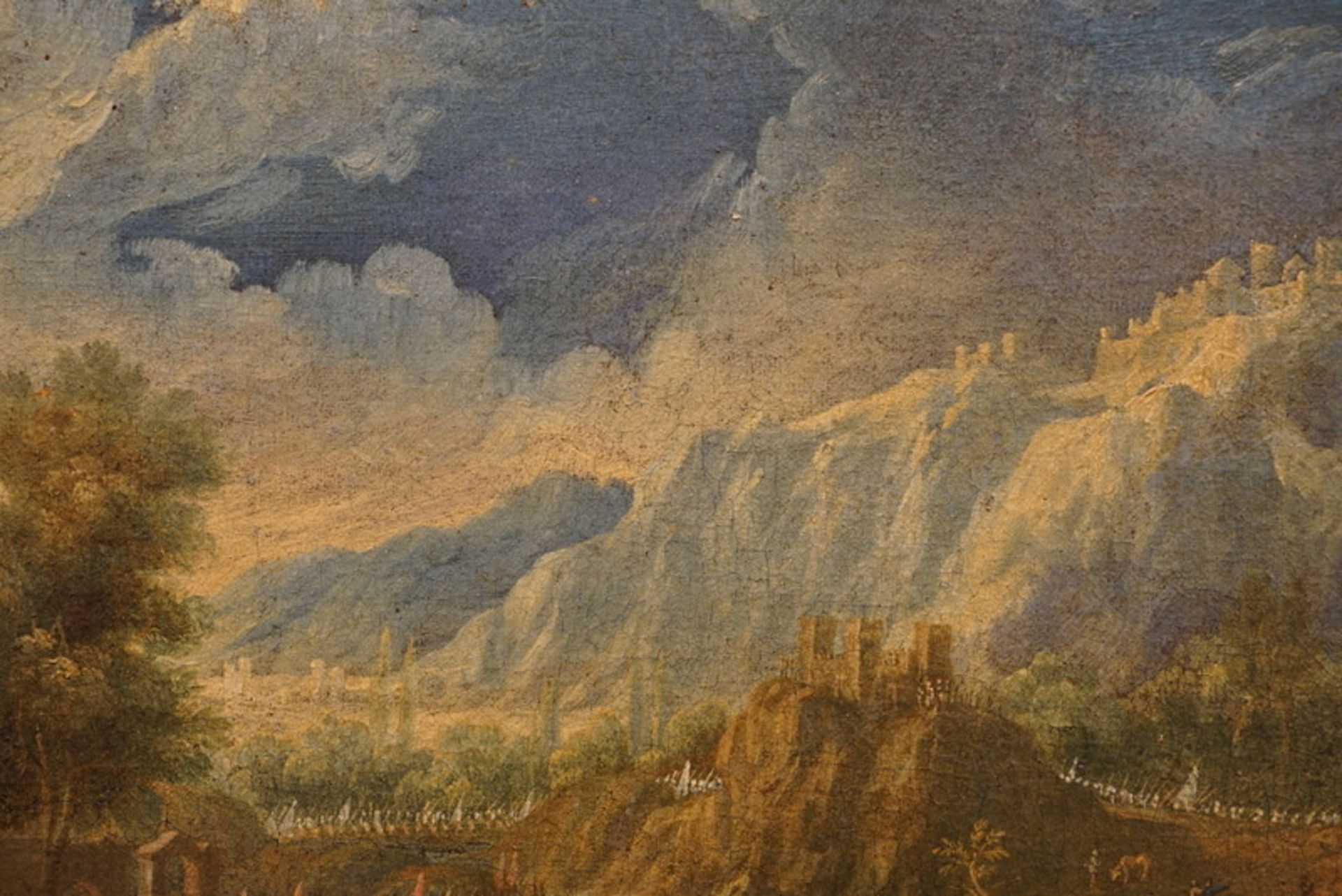 Flämisch/ Französischer Meister: Schlachtenpanorama in der Art von Adam Frans van der Meulen - Image 5 of 7