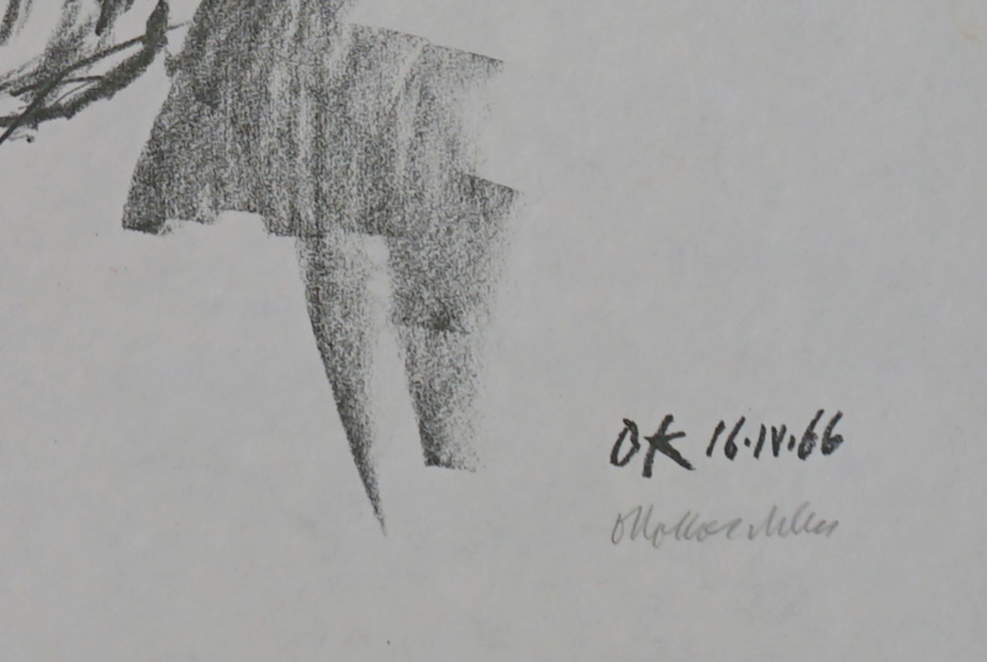 Kokoschka, Oskar: Konrad Adenauer 1966 -1 Abzug auf Japan - Image 2 of 2