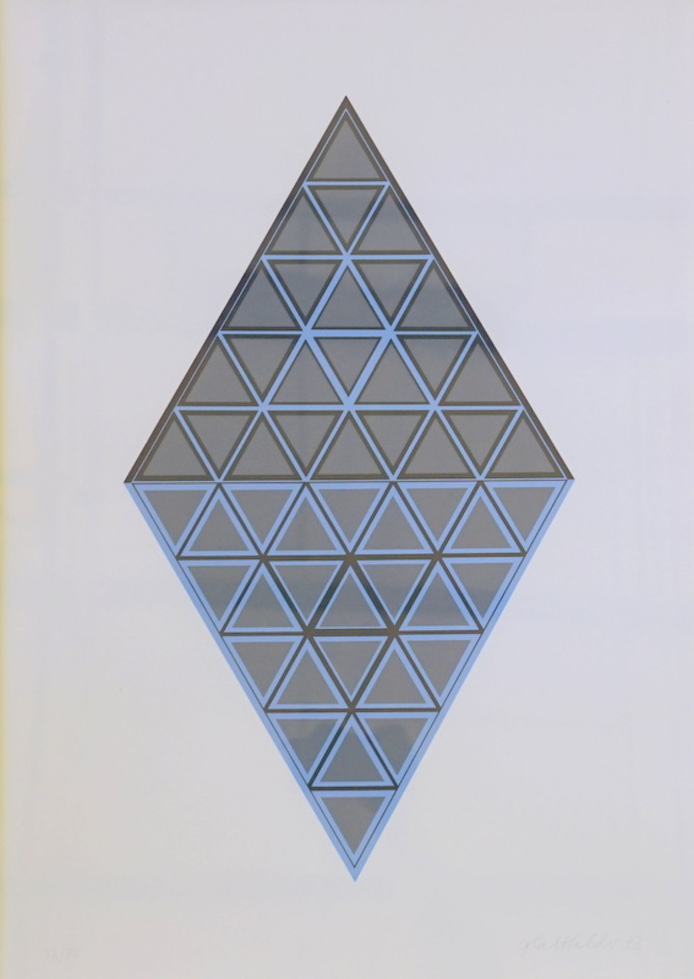 Glattfelder, Hans-Jörg: Ohne Titel - Rhombus 1973 - Aufl. 32/80