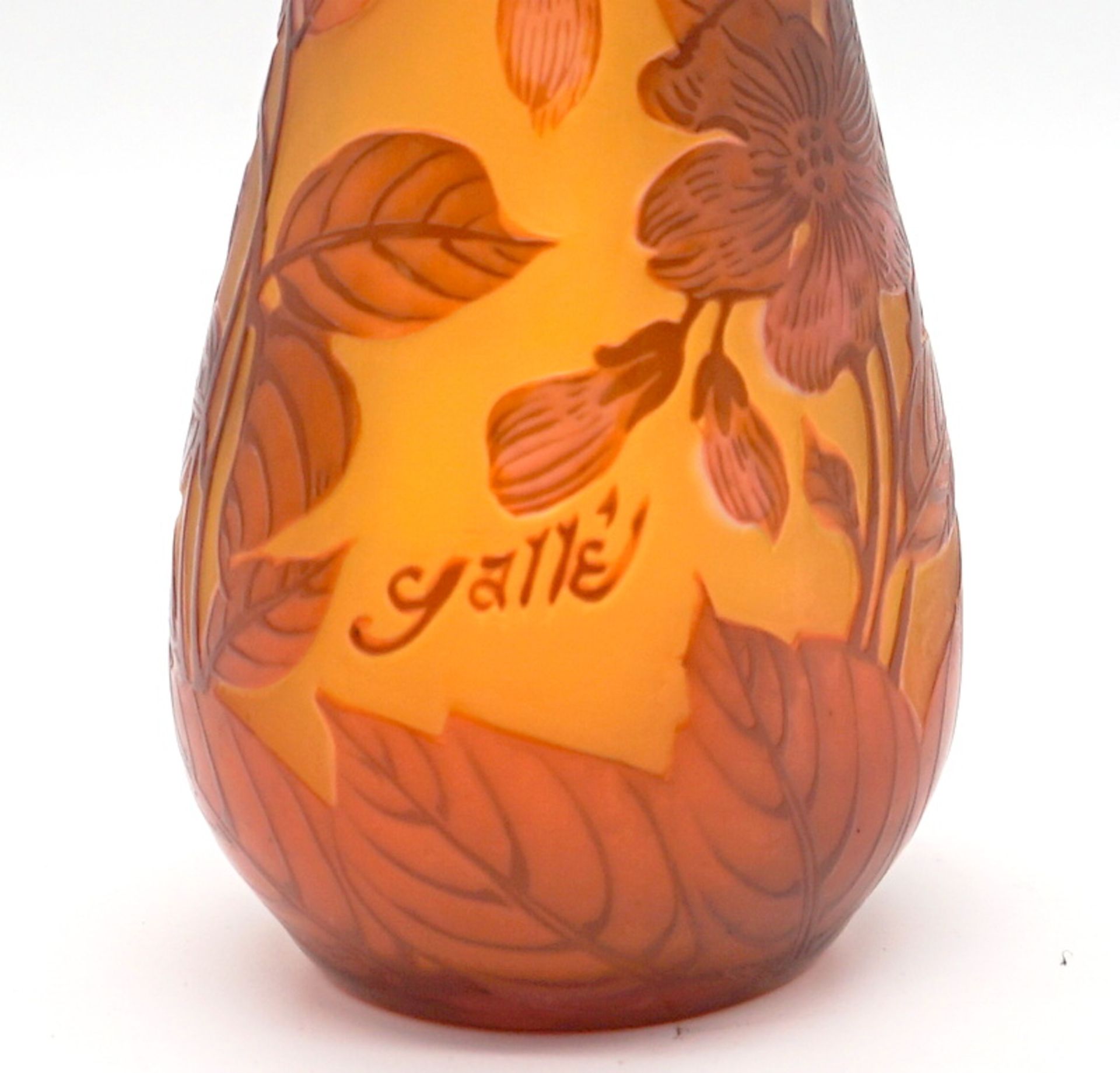 Vase im Stil von Gallé - Image 4 of 5