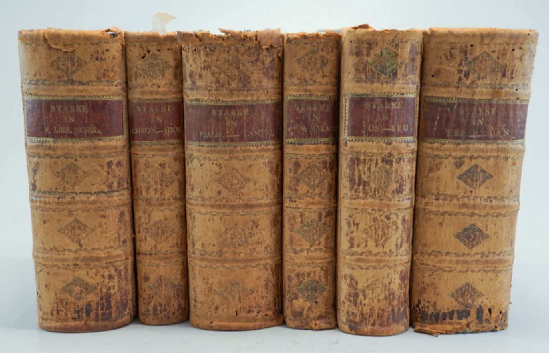 Synopsis Bibelexegese v Chr. Starke in 5 Bänden Leipzig 1750 ff.
