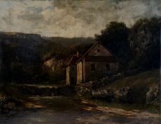 Courbet, Gustav: Flußlandschaft bei Ornans