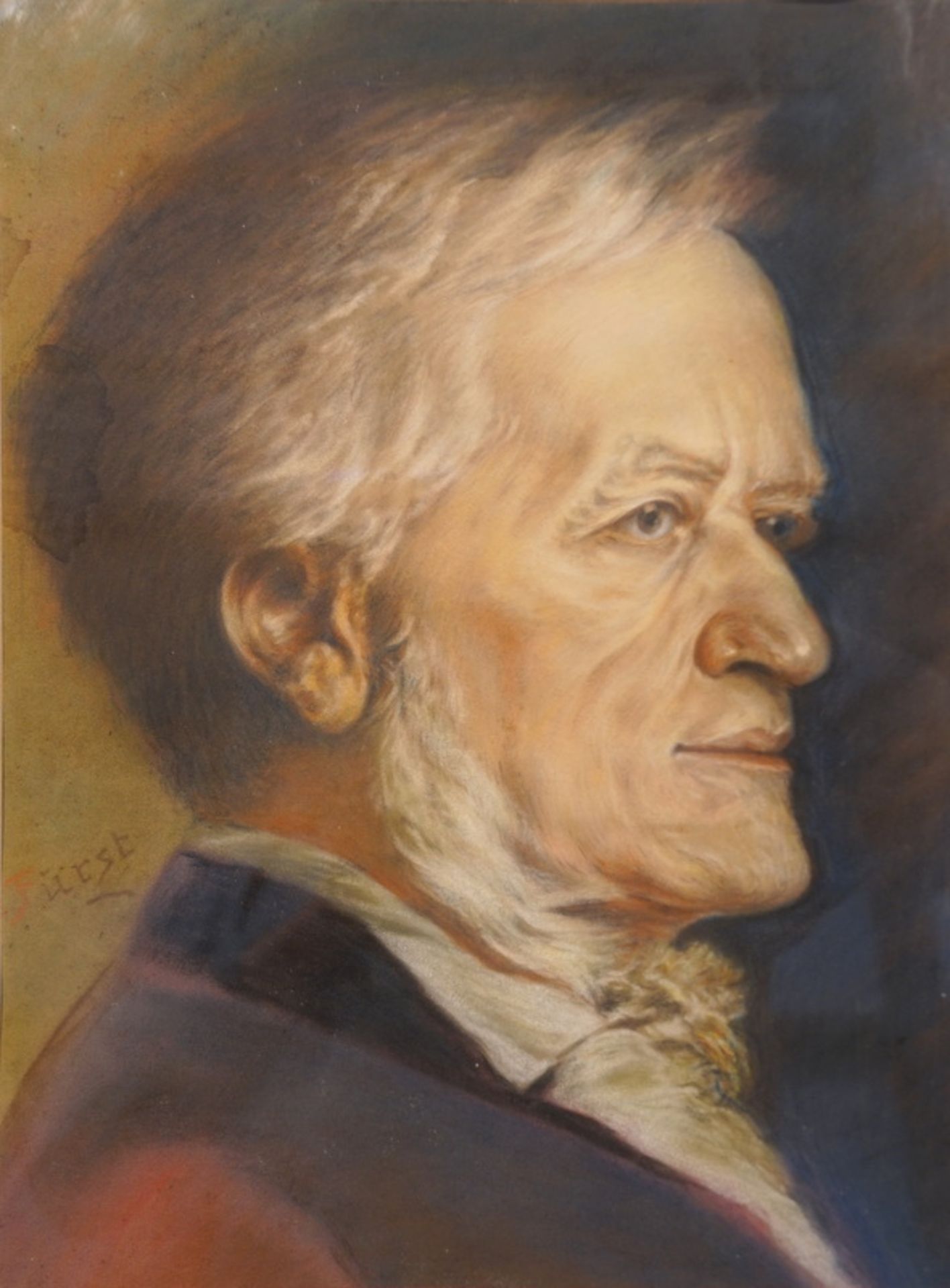 Fürst: Pastellzeichnung des Komponisten Richard Wagner