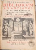 Konkordanz -Bibel und Altertum : 1629 Concordantiae…