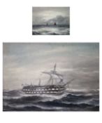 John Henry WEST (1856-1938) Ship studies