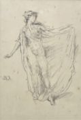 James Abbot McNeill WHISTLER (1834-1903) Draped Standing Figure