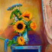 Audrey TURNER (1921-2021) Sunflower Still Life