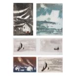 Ian LAURIE (1933-2022) Five limited edition coloured etchings