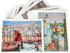 Forty-five prints by artists including Newlyn School Featuring Stanhope Forbes and John Miller