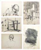 Julian DYSON (1936-2003) Five ink on paper works
