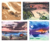 Ian LAURIE (1933-2022) Four limited edition coloured etchings