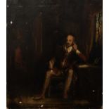 Thoughtful Shakespeare Late 19th Century Oil on board