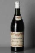A bottle of Andre Lucier Pouilly Fuisse 1949