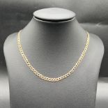 9ct yellow gold curb chain