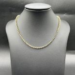 9ct yellow gold belcher chain