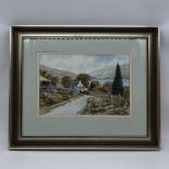 An water colour painting of Loch Tayside by John Bathgate