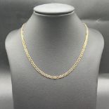 9ct yellow gold solid Anchor link chain