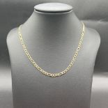 9ct yellow gold Figaro chain