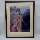 A print by H Chapman of the Grand Canyon
