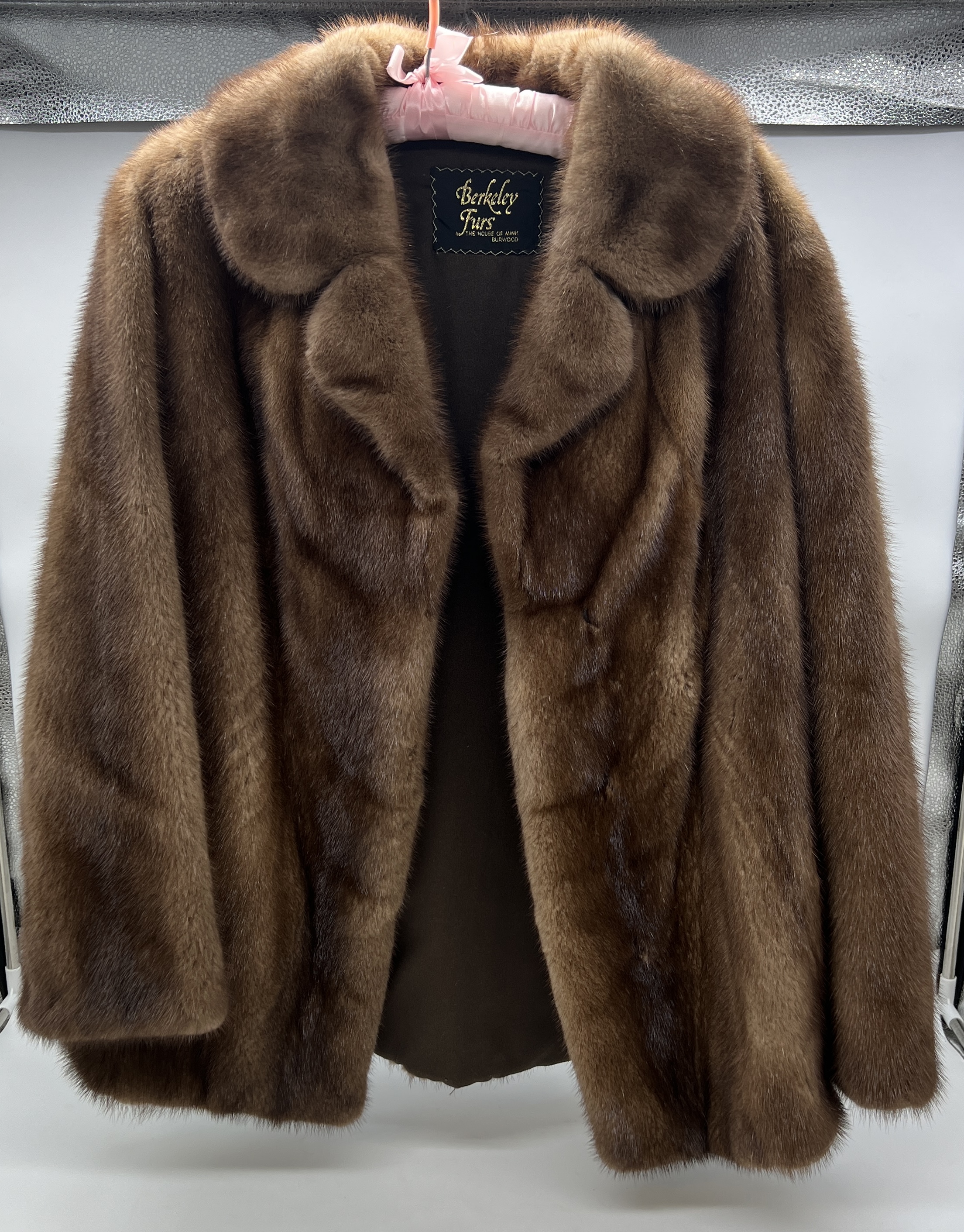 A vintage fur jacket