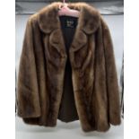 A vintage fur jacket