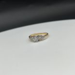 18ct platinum and diamond ring