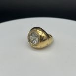 18ct Yellow Gold Sapphire and Diamond Ring