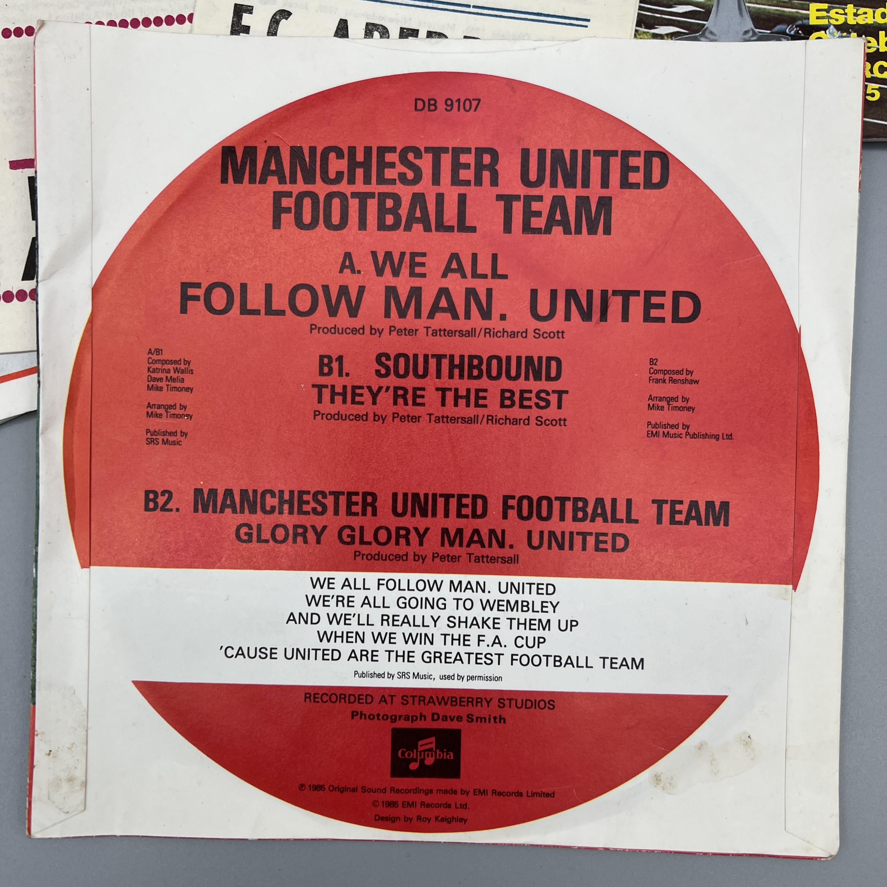 A mixed lot of rare Aberdeen football memorabilia and a Manchester United football record - Image 2 of 10