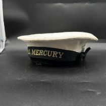 An HMS Mercury sailors cap