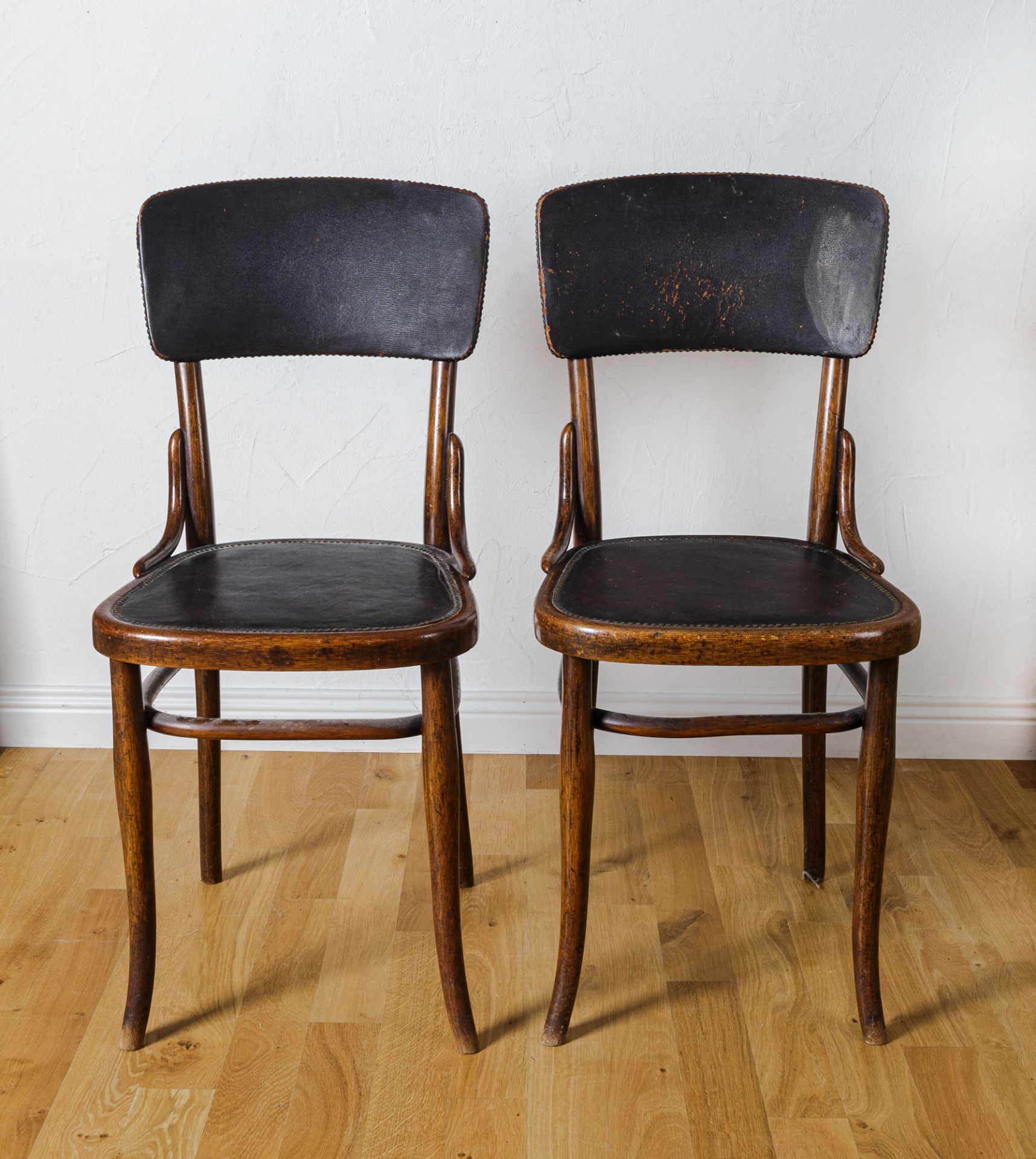 Paar Thonet Stühle, wohl Nr. 57, 1930er Jahre