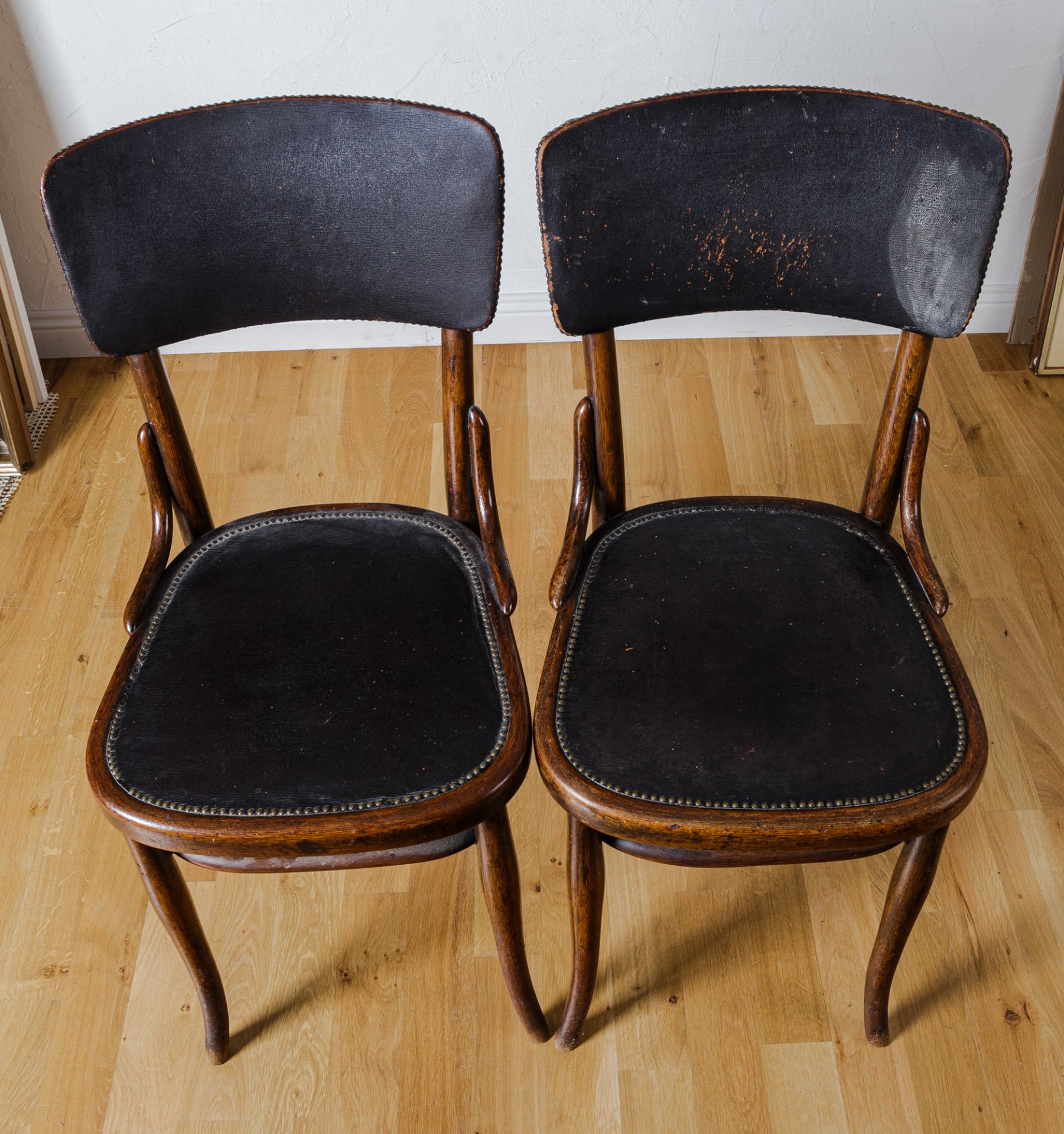 Paar Thonet Stühle, wohl Nr. 57, 1930er Jahre - Bild 10 aus 10
